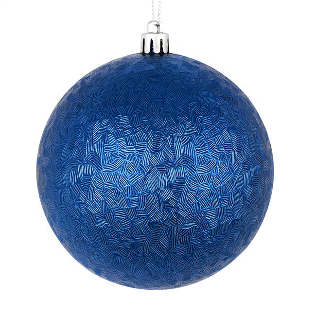 4" Midnight Blue Brushed Ball 6/Bag