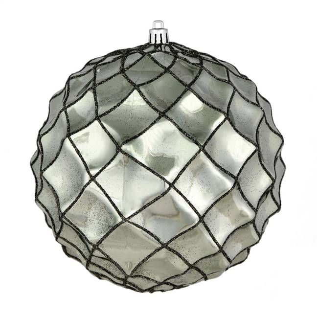 6" Wrought Iron Shiny Form Ball 4/Bag