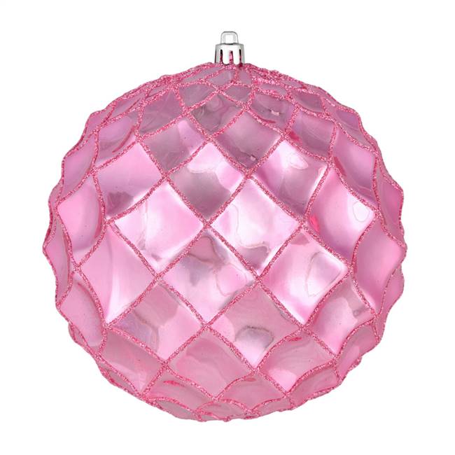 6" Pink Shiny Form Ball 4/Bag