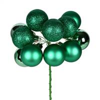 12" Seafoam Green Ball Orn Pick 4/Bg