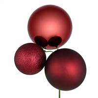 18" Wine Ornament Pick 2/Bg