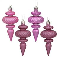 4" Orchid Finial 4 Finish Asst 8/Bx