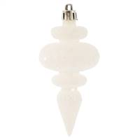 4" White Finial 4 Finish Asst 8/Bx