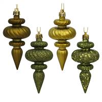 4" Olive Finial 4 Finish Asst 8/Bx