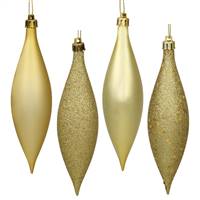 5.5" Gold Drop 4 Finish Asst 8/Bx