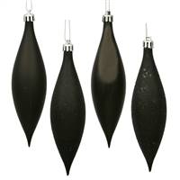 5.5" Black Drop 4 Finish Asst 8/Bx