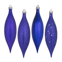 5.5" Purple Drop 4 Finish Asst 8/Bx