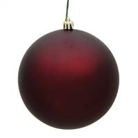 3" Burgundy Matte Ball UV Shatterproof