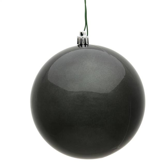 4" Pewter Candy Ball UV Drilled 6/Bag