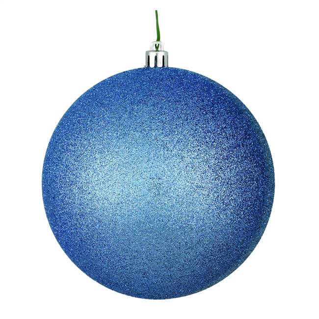 4" Periwinkle Glitter Ball Drill 6/Bag