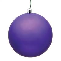 4.75" Purple Matte Ball UV Shatterproof