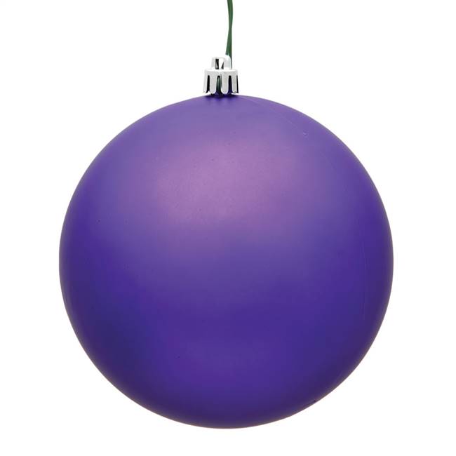 4.75" Purple Matte Ball UV Shatterproof