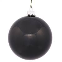 4.75" Black Shiny Ball UV Shatterproof