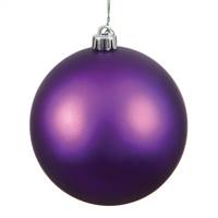 4.75" Plum Matte Ball UV Shatterproof