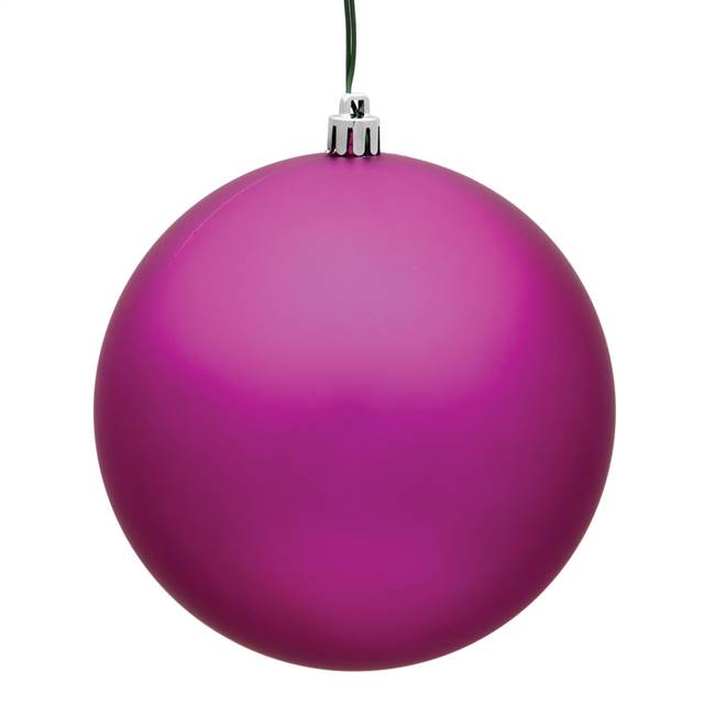 4.75" Fuchsia Matte Ball UV 4/Bag