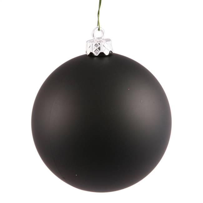 10" Black Matte Ball UV Drilled Cap