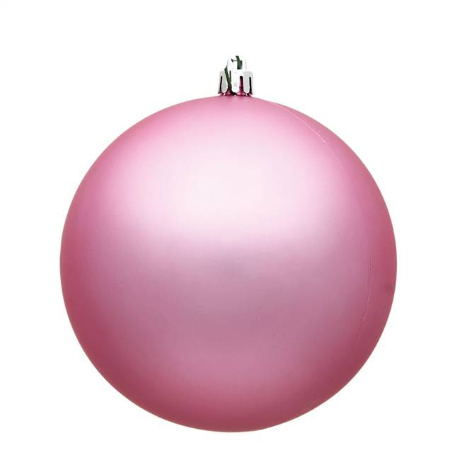 10" Pink Matte Ball UV Drilled Cap