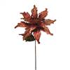 31" Copper Velvet Poinsettia 14" Flower