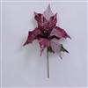 31" Mauve Glitter Poinsettia 13" Flowr