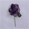26" Purple Velvet Sheer Rose 6" Flwr
