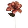 30" Chocolate Beaded Magnolia 11" Flower
