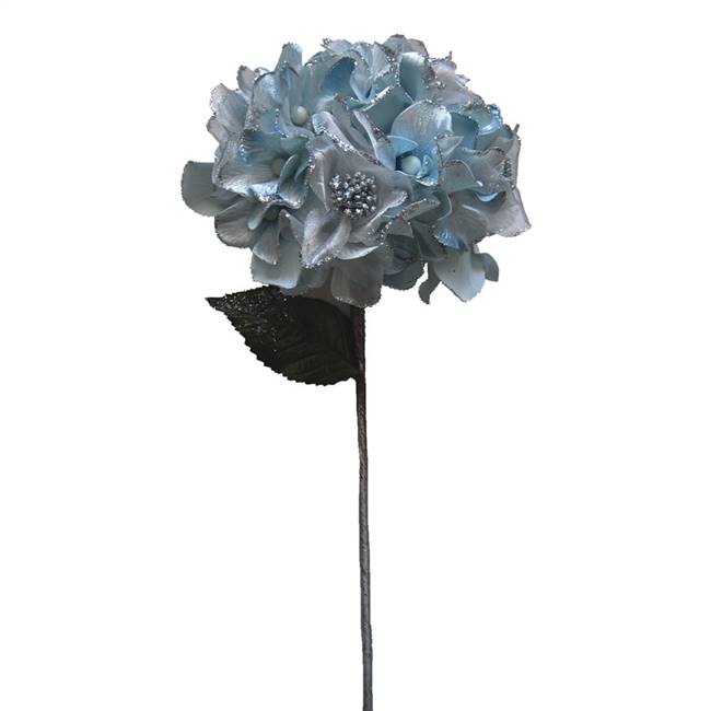29" Silver Velvet Hydrangea 7" Flower