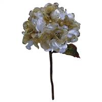 29" Cream Velvet Hydrangea 7" Flower