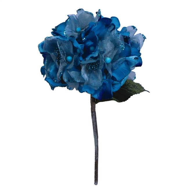 29" Aqua Velvet Hydrangea 7" Flower