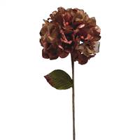 29" Chocolate Velvet Hydrangea 7" Flower