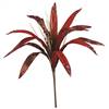 36" Red Papyrus 17" Flower