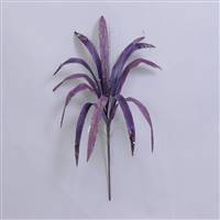36" Purple Papyrus 17" Flower