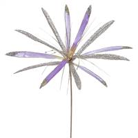 24" Violet Papyrus, 20" Flower 3/Bag