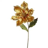 22" Gold Magnolia, 9" Flower 3/Bag