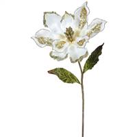 22" Cream Magnolia, 9" Flower 3/Bag