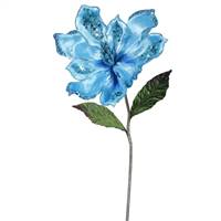 22" Sky Blue Magnolia, 9" Flower 3/Bag