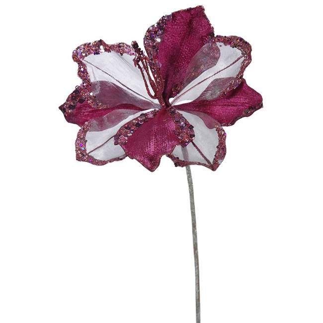 20" Mauve Amaryllis, 9" Flower 3/Bag