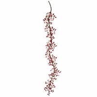 6' Red/Burgundy Mixed Berry Garland Outd