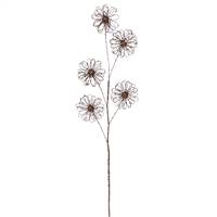 31" Chocolate Sparkle Blossom Spray