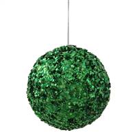 3.5" Green Sparkle Sequin Ball