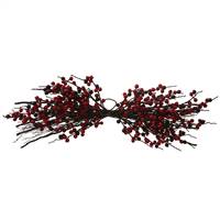 30" Red, Burgundy Outdoor Berry Centre P