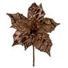 8" Tiger Poinsettia Pick 8.5" Flower