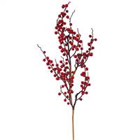 30" Red Wild Outdoor Berry Spray