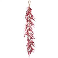 60" Red Wild Outdoor Berry Garland