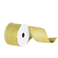 2.5" x 10yd Lime Green Soft Woven Burlap