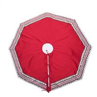 54" Red Sequin Chevron Tree Skirt