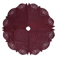 60" Silver Sparkle Collection Tree Skirt
