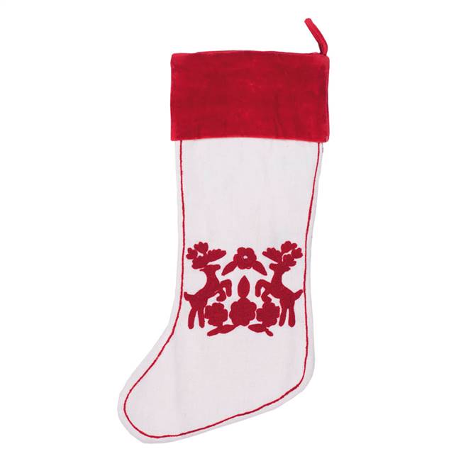 8" x 19" Scandia Christmas Stocking