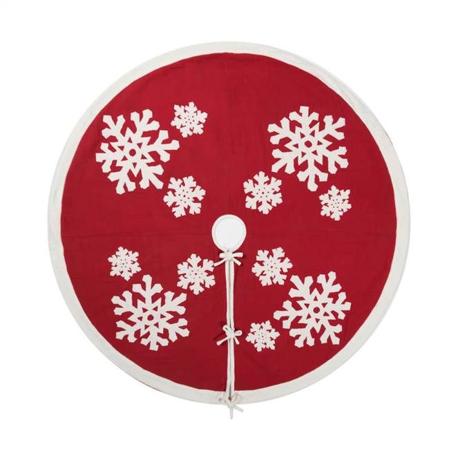 60" Felt Flakes Collection Tree Skirt