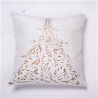 18" x 18" Gold Stamped Tree Pillow