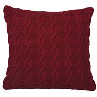 18" x 18" Cable Knit Cushion Pillow